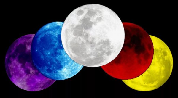 Луна раскрывает свою палитру: ученые объясняют смену цветов