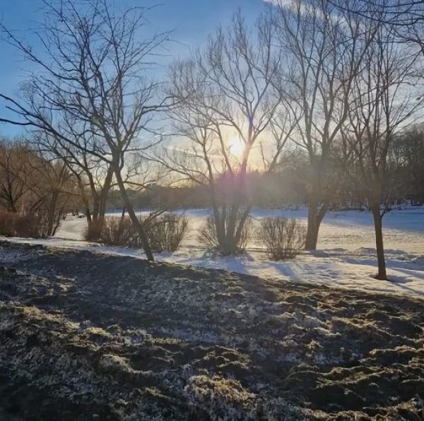 Весна испытывает белорусов контрастами: тепло до +10°С борется с гололедицей